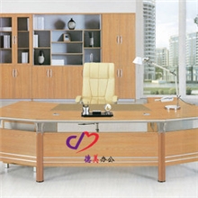 【德美家具】深柚木大班台总裁桌实木深柚木大班台总裁桌厂家定制