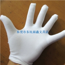 作业手套弹力棉白手套批发纯棉拉架电子手套