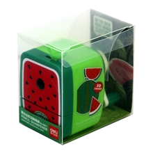 得力0671削笔机果缤纷手摇削笔器铅笔刀学生卷笔刀卷笔机