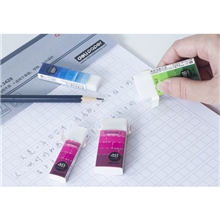 得力4B美术橡皮得力3038铅笔橡皮擦易撕彩色纸橡皮四色可选