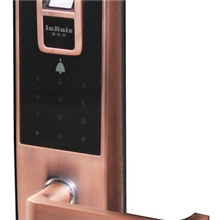 全球独创可视防盗报警指纹锁非法开锁报警到手机手机远程开锁