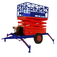 济南托塔直销二轮牵引式移动升降平台液压升降平台