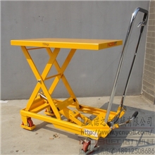 盐城淮安诺力叉车手动平台车液压升降模具工作推车150kg升720mm