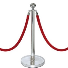 圆球栏杆座不锈钢圆球栏杆座出口圆球栏杆座（带红绒绳麻花绳）