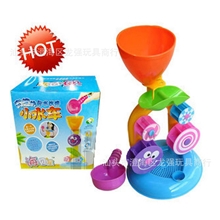 批发夏日戏水玩具沙漏小水车沙滩玩水玩具海贝星小水车0.35