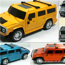 新款1:18带前车灯底灯悍马四通遥控车淘宝热卖儿童玩具批发混批