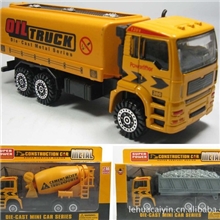 1：50合金工程泥头车回力合金车精品模型玩具玩具批发混批