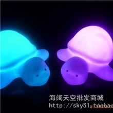 七彩乌龟灯七彩灯七彩小夜灯小乌龟七彩灯地摊货源批发