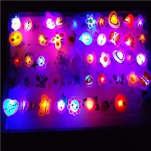 新奇特发光戒指/软胶闪光戒指/创意闪光饰品夜市地摊热卖