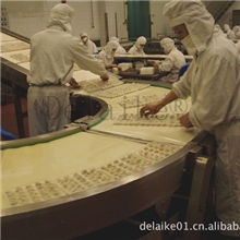 滚筒线-柔性输送线-机器人码垛-水饺生产线-FlexLink-Delaike