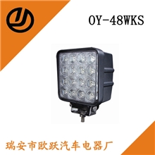 厂家直销LED方形工作灯工程检修车灯48W高聚亮卡车灯军工品质