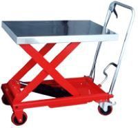 【金茂】不锈钢台面平台车油压/柱式平台车升降平台堆高车