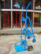 【金鄂】乙炔气瓶/医用氧气瓶车、单/双气瓶手推车、钢气瓶搬运车