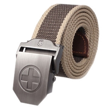淘宝爆款/男士帆布皮带/批发供应十字救援者户外休闲帆布腰带N14