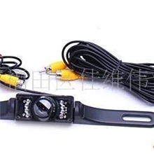 E322汽车车载后视倒车摄像头车牌架外挂摄像头摄像机CARCAMERA