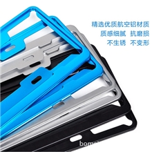 博镁厂家直销镁合金车牌架牌照框牌照架4S店定做托盘万能型宝马