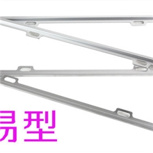 新交规四孔车牌架牌照框新国标镁合金双轨道简益型车牌架