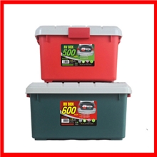 厂家RV400正品加厚小号汽车收纳箱塑料置物箱大号中号一件代发4a