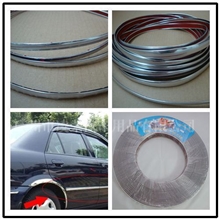 门板饰条汽车车身装饰条车窗装饰条后备厢装饰条(12MM宽)