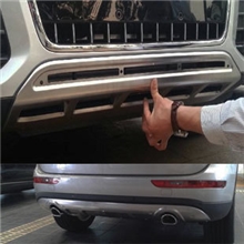 13款奥迪Q5豪华版前后护板新款护板前后挡板不锈钢前后护板