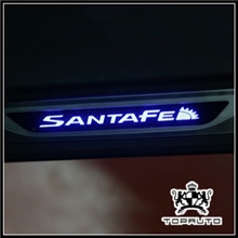 全新胜达ix45专用改装LED迎宾踏板带灯门槛条现代汽车装饰灯