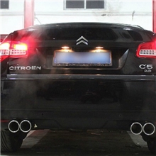 进口排气管改装雪铁龙C5四出排气管