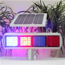 浙江晗琨生产太阳能红蓝爆闪警示灯高速专用质保三年八年保修