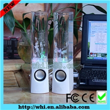 双喇叭音乐喷泉迷你小音响平板电脑创意水舞音箱