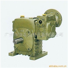 低价供应WPEDS双级蜗轮减速机带电机连接法兰、输入轴在上