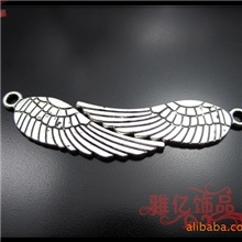 混批/订做/挂坠/吊坠翅膀型【锌合金】藏银饰品配件1511