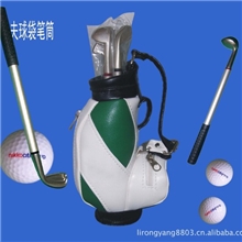 供应创意礼品|新奇特创意办公文具|笔筒文具套装|文具批发|高尔夫
