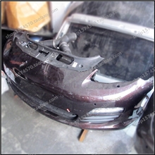 保时捷原装panamera帕拉梅拉前嘴头嘴前保险杠机盖二手拆车件