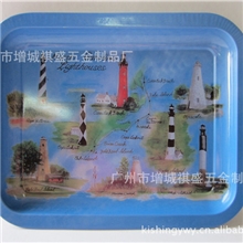 瓜子/糖果等小物件马口铁长方形收纳盘厂家直供（可定做）