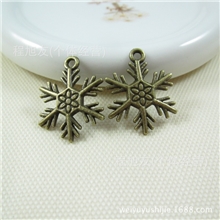 A1112复古小花挂饰手工diy饰品材料zakka合金饰品配件厂家直销