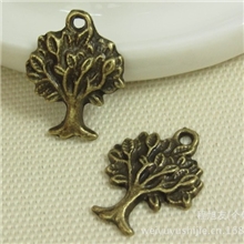 A0211手工饰品材料复古果树挂件,diy饰品配件批发0.14元