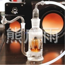 超强六爪静音大口玻璃水烟壶水烟袋时尚美观