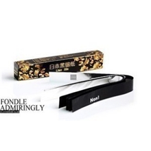 现货供应日本裁剪黑锡纸水烟壶烧烤锡纸铝箔纸