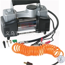 汽车小电器|车载双缸充气泵|电动打气筒金属便携