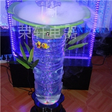 供应新款门市商铺美容院家居装饰品七彩水柱加湿器香薰净化器