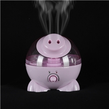 供应富贵猪超声波负离子加湿器，家用加湿器，带缺水保护功能