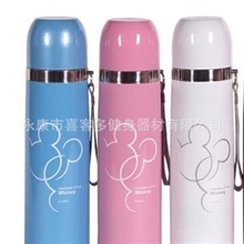 同款迪斯尼儿童卡通不锈钢真空米奇保温杯子弹头男女士水壶礼品杯