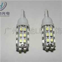 厂家直销汽车LED超亮T10-28SMD-1206示宽灯/仪表灯/阅读灯