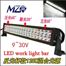 供应120WLED工作灯工程灯检修灯LED长条灯可选聚光/泛光