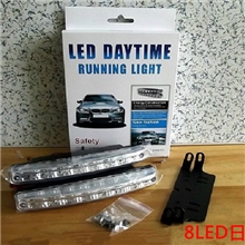 LED日行灯八灯汽车日间行驶灯8LED日行灯LED昼行灯LED厂家