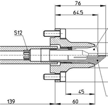 瑞士SCHAUBLIN磨刀机专用气动刀柄68-05128/68-05129/68-05130