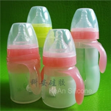 贝贝乐硅胶奶瓶防摔防烫婴儿奶瓶硅胶奶瓶厂家批发