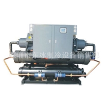 专业生产120HP螺杆式冷水机工业水冷螺杆机组