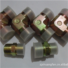 生产碳钢过渡接头呖咕液压接头品种齐全，液压零部件配套超