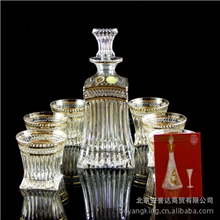 供应捷克BOHEMIA波西米亚玻璃威士忌酒具酒杯套装酒具