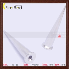 【火红五金】专业提供优质价廉13x54挂铬色超大加长塔尖服装尖钉